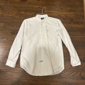 Ralph Lauren White Button-Up Shirt